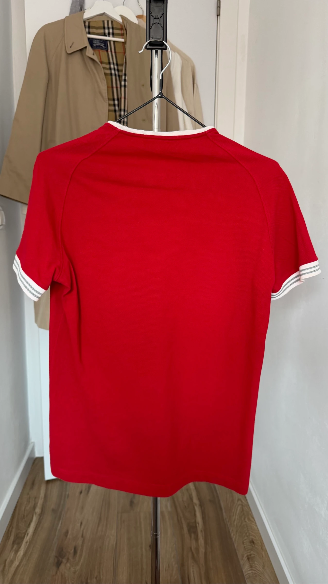 Polo Fred Perry vermelho vintage tamanho P – photo 6